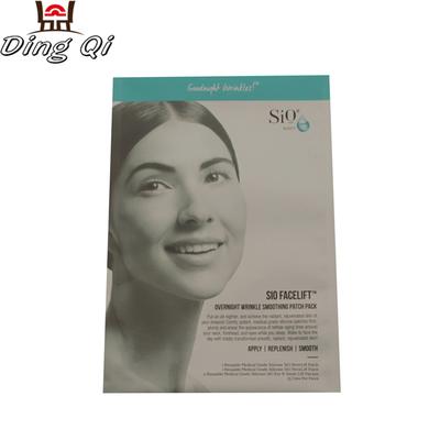 Heat seal aluminum foil 3 sides seal cosmetic face mask bag